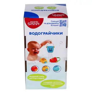 Іграшкові відерця для гри у ванній KIDDI SMART – ВОДОГРАЙЧИКИ (4332-KS)