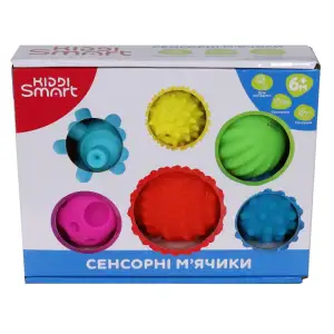 Ігровий набір KIDDI SMART – СЕНСОРНІ М’ЯЧИКИ (4434-KS)
