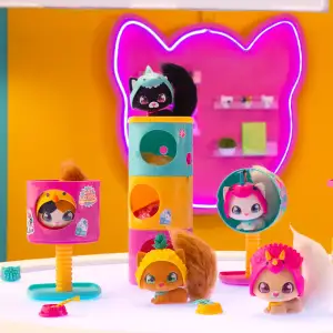 Ігровий набір QT KITTIES – КОШЕНЯ КЕНДІ (фігурка, будиночок, аксесуари) (450001-2)