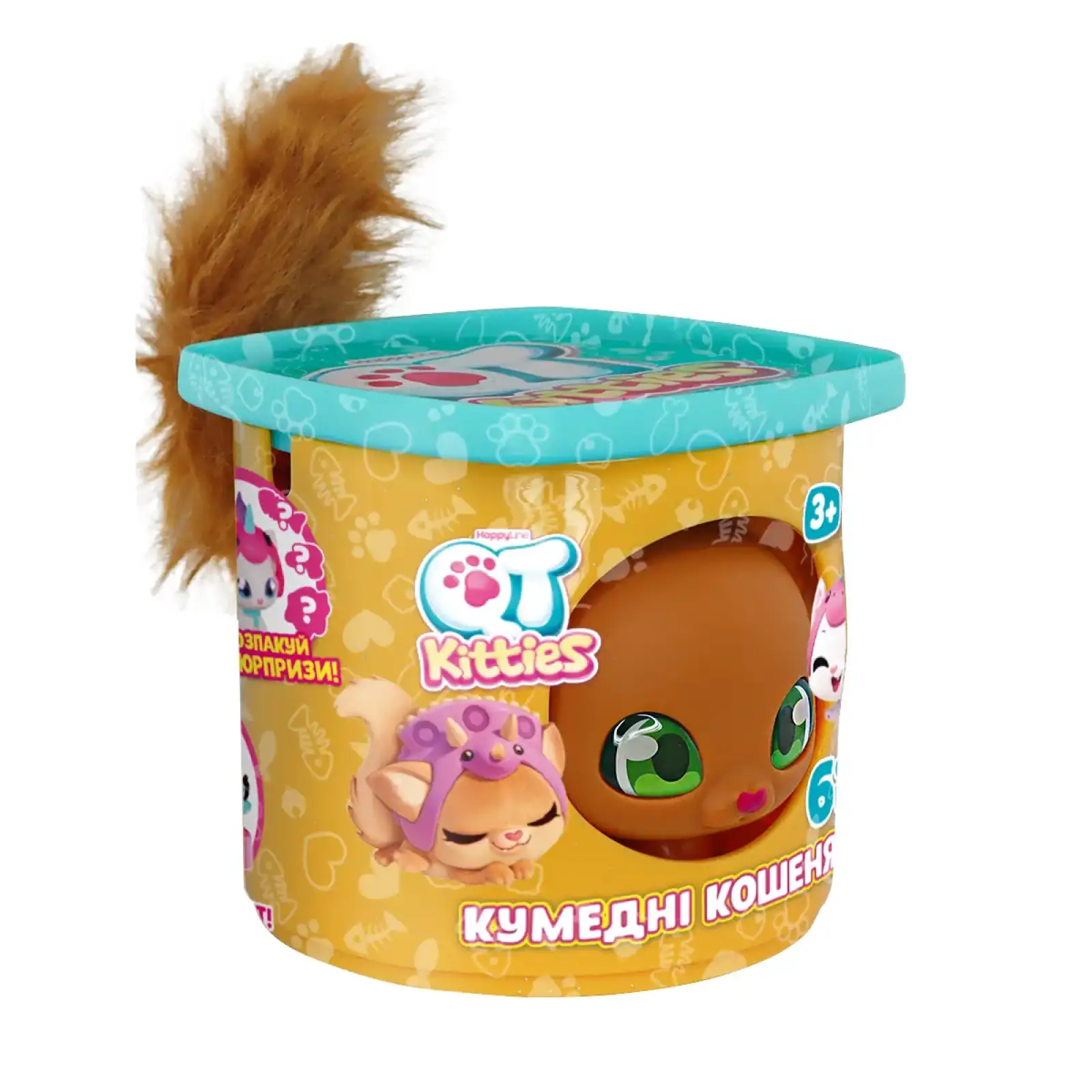 Игровой набор QT KITTIES - КОТЕНОК ДЖИНДЖЕР (фигурка, домик, аксессуары) (450001-5)