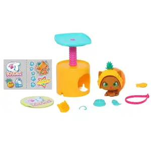 Игровой набор QT KITTIES - КОТЕНОК ДЖИНДЖЕР (фигурка, домик, аксессуары) (450001-5)