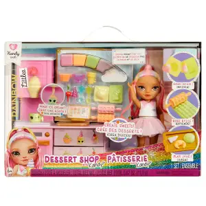 Игровой набор с куклой RAINBOW HIGH серии "Littles" – КОНДИТЕРСКАЯ КЕНДИ (с аксесс.) (522058)