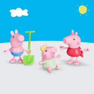 Игровой набор PEPPA FIGURINES – ТРИ МАЛЕНЬКИЕ СВИНКИ НА ПЛЯЖЕ Peppa Pig (G2833)