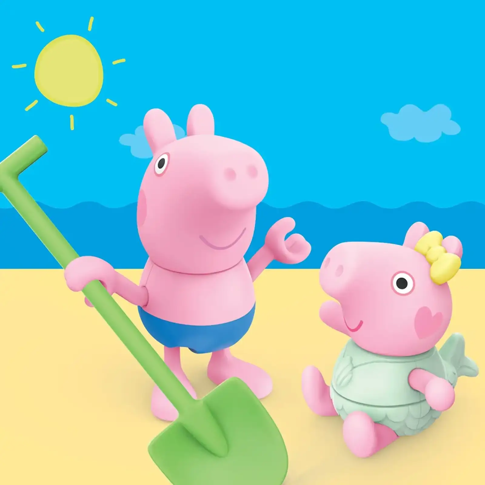 Игровой набор PEPPA FIGURINES – ТРИ МАЛЕНЬКИЕ СВИНКИ НА ПЛЯЖЕ Peppa Pig (G2833)