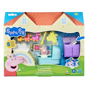 Игровой набор PEPPA FIGURINES серии "Комнаты" – КОМНАТА КРОШКИ ЭВИ Peppa Pig (G2835)