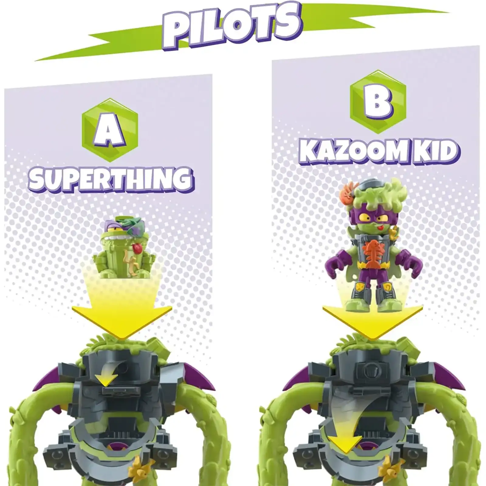 Игровой набор SUPERTHINGS S – СУПЕРБОТ ТРЕШЕР (робот, казум-кид, фигурка) (PSTSP116IN60)