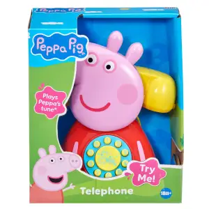 Іграшка-каталка на мотузочці PEPPA - ТЕЛЕФОН ПЕППИ Peppa Pig (1684687)