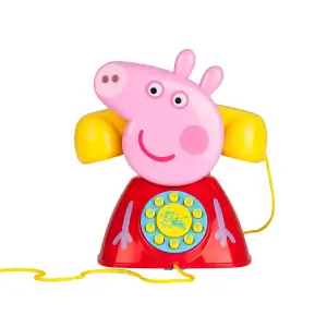 Игрушка-каталка на веревочке PEPPA - ТЕЛЕФОН ПЕППЫ Peppa Pig (1684687)