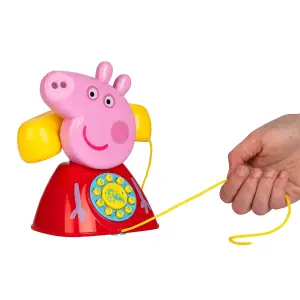 Игрушка-каталка на веревочке PEPPA - ТЕЛЕФОН ПЕППЫ Peppa Pig (1684687)