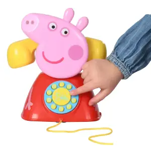 Игрушка-каталка на веревочке PEPPA - ТЕЛЕФОН ПЕППЫ Peppa Pig (1684687)
