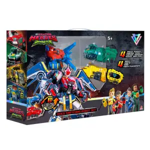 Игровой набор DINOSTER - БЫСТРАЯ ТРАНСФОРМАЦИЯ (4 робота, аксессуары) (EU580810A)