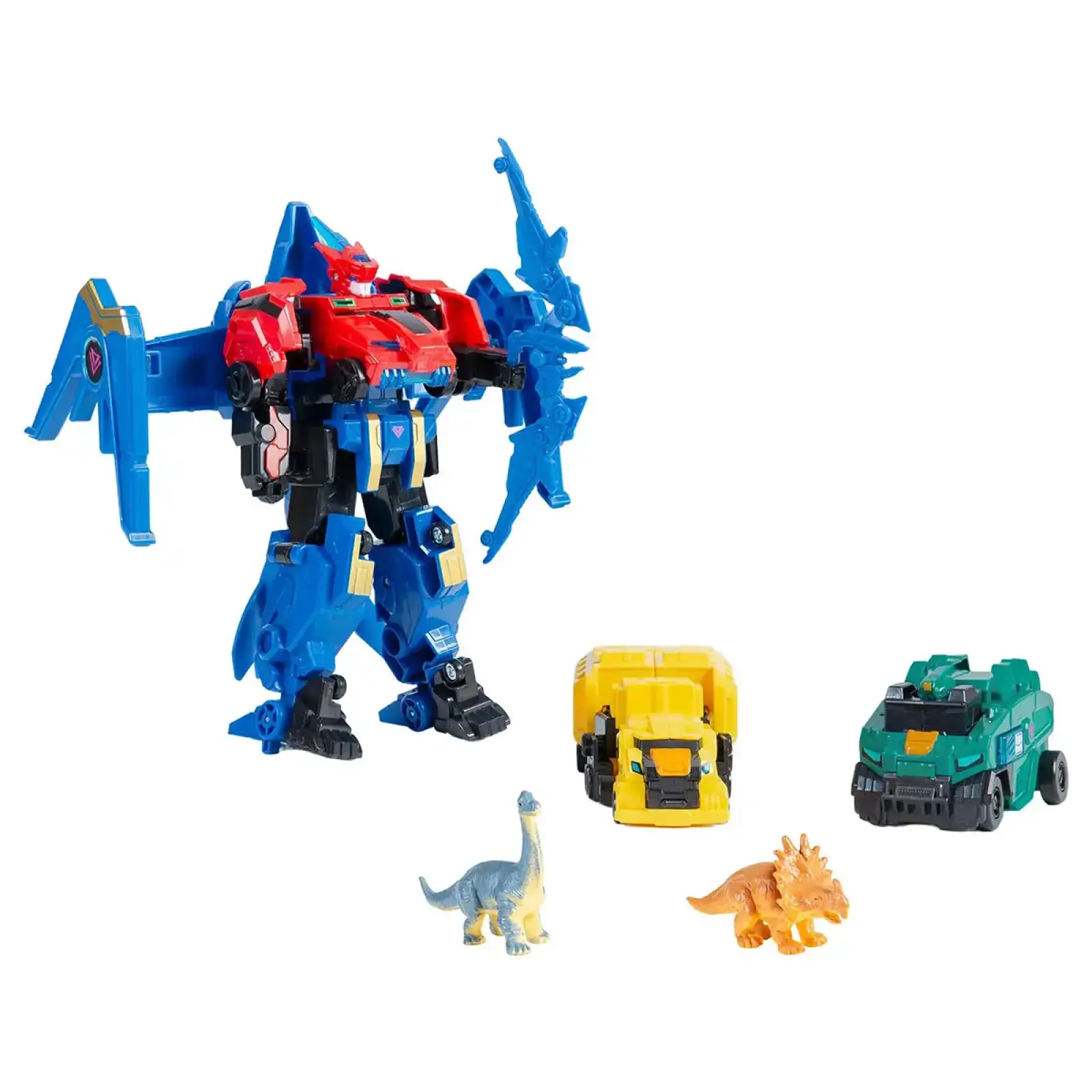 Игровой набор DINOSTER - БЫСТРАЯ ТРАНСФОРМАЦИЯ (4 робота, аксессуары) (EU580810A)