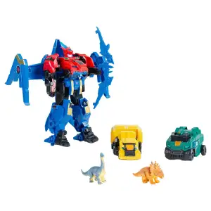 Игровой набор DINOSTER - БЫСТРАЯ ТРАНСФОРМАЦИЯ (4 робота, аксессуары) (EU580810A)