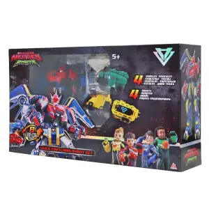 Игровой набор DINOSTER - БЫСТРАЯ ТРАНСФОРМАЦИЯ (4 робота, аксессуары) (EU580810A)
