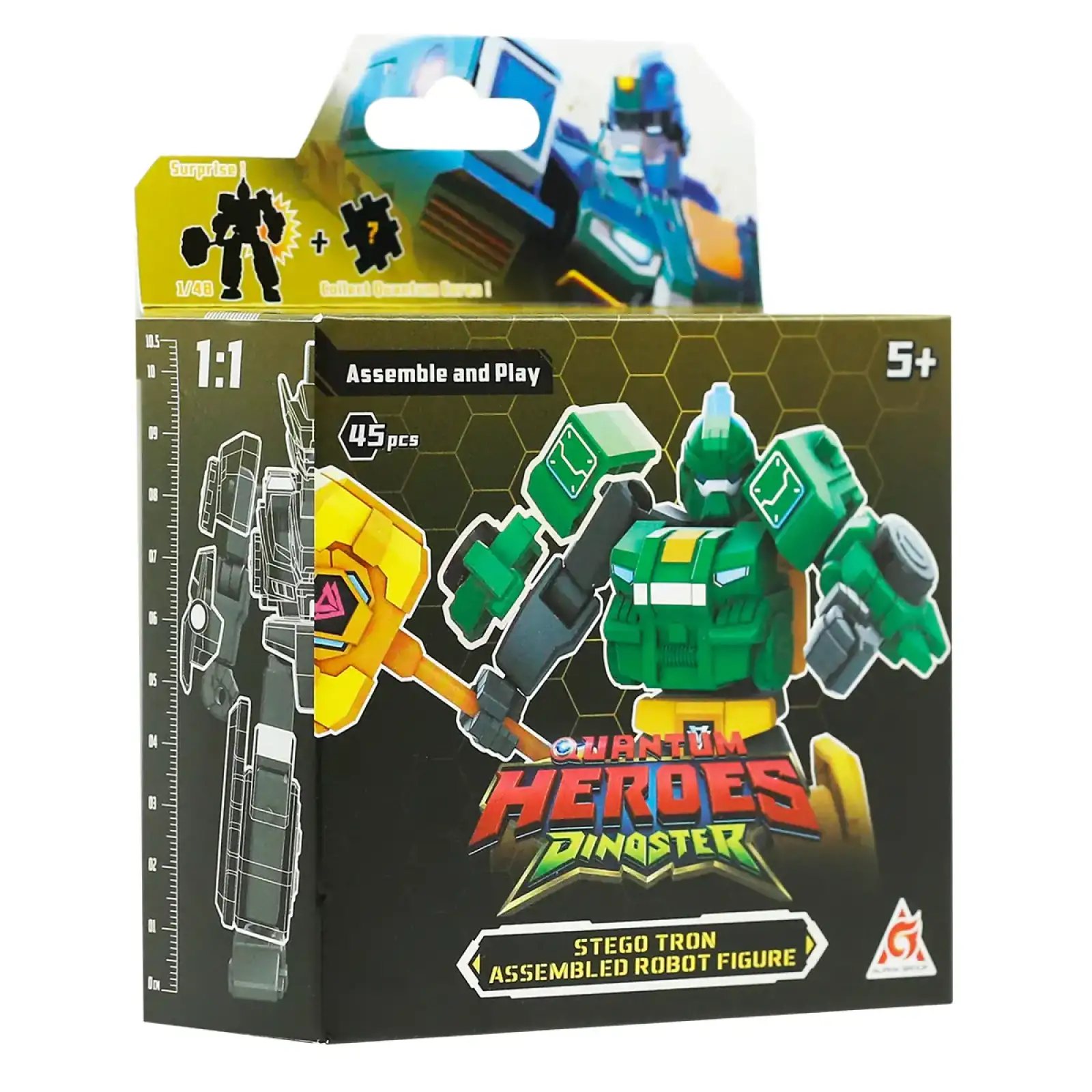 Робот-конструктор DINOSTER - СТЕГО ТРОН (EU580881A-4)