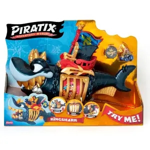 Игровой набор PIRATIX S - КОРОЛЕВСКАЯ ЧЕРНАЯ АКУЛА (PPXSP112IN11)
