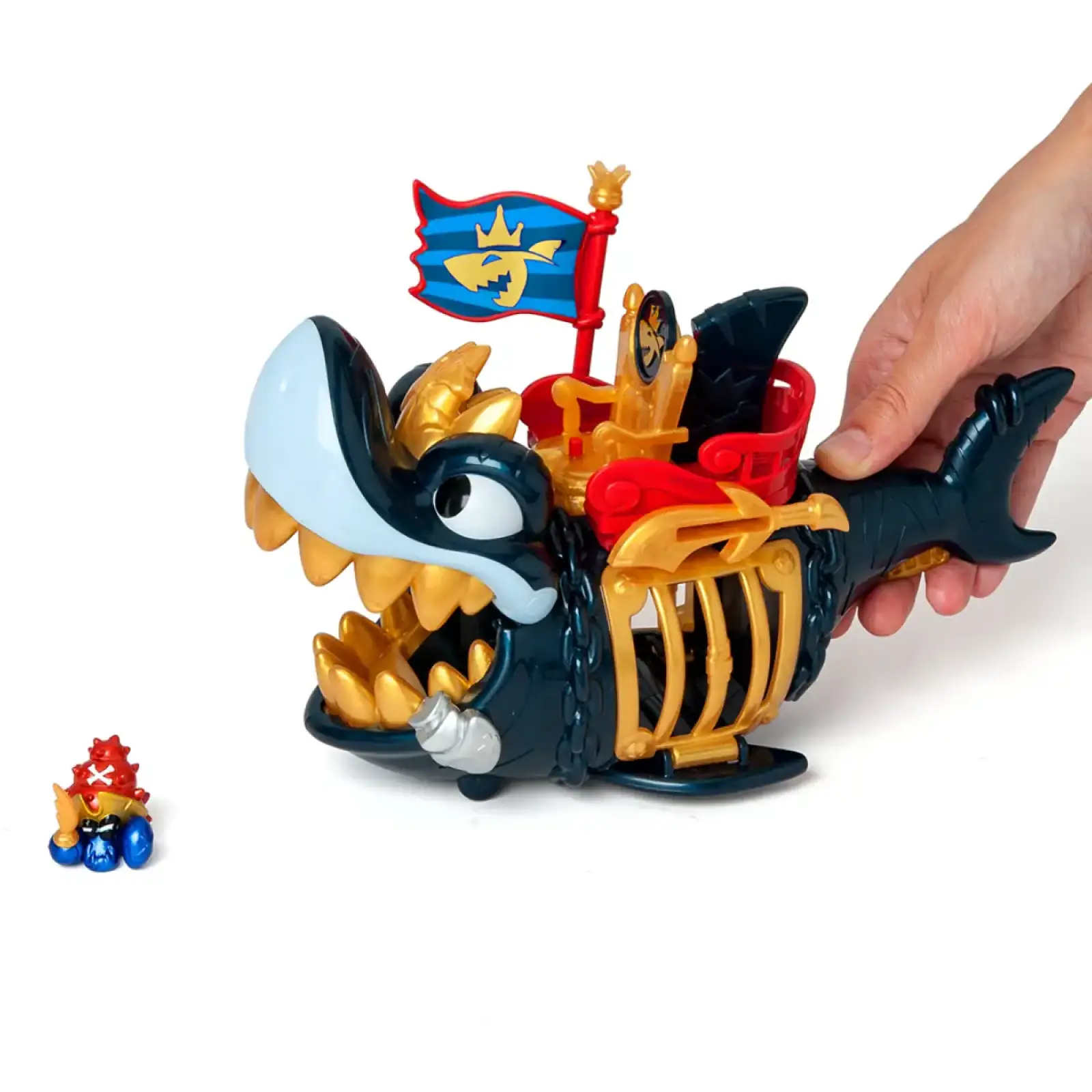Игровой набор PIRATIX S - КОРОЛЕВСКАЯ ЧЕРНАЯ АКУЛА (PPXSP112IN11)