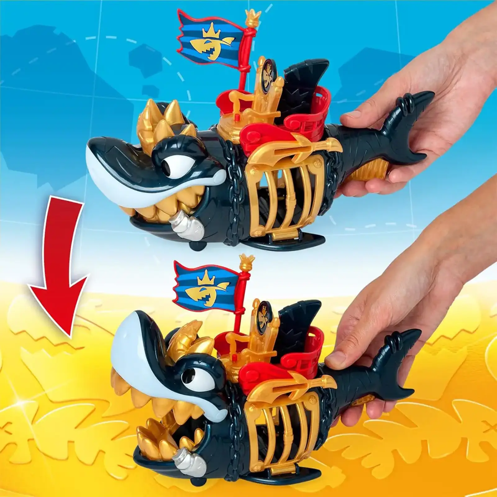 Игровой набор PIRATIX S - КОРОЛЕВСКАЯ ЧЕРНАЯ АКУЛА (PPXSP112IN11)