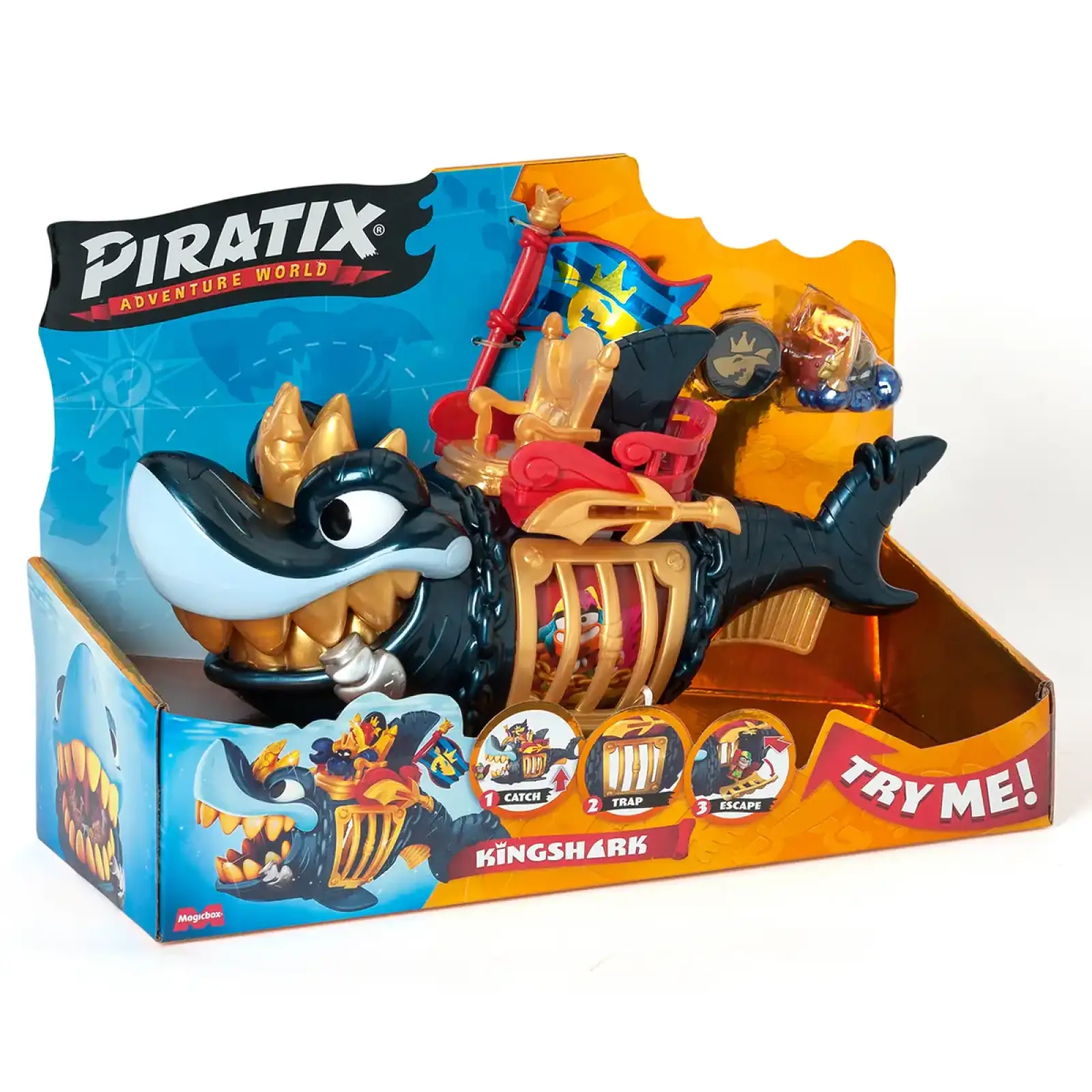 Игровой набор PIRATIX S - КОРОЛЕВСКАЯ ЧЕРНАЯ АКУЛА (PPXSP112IN11)