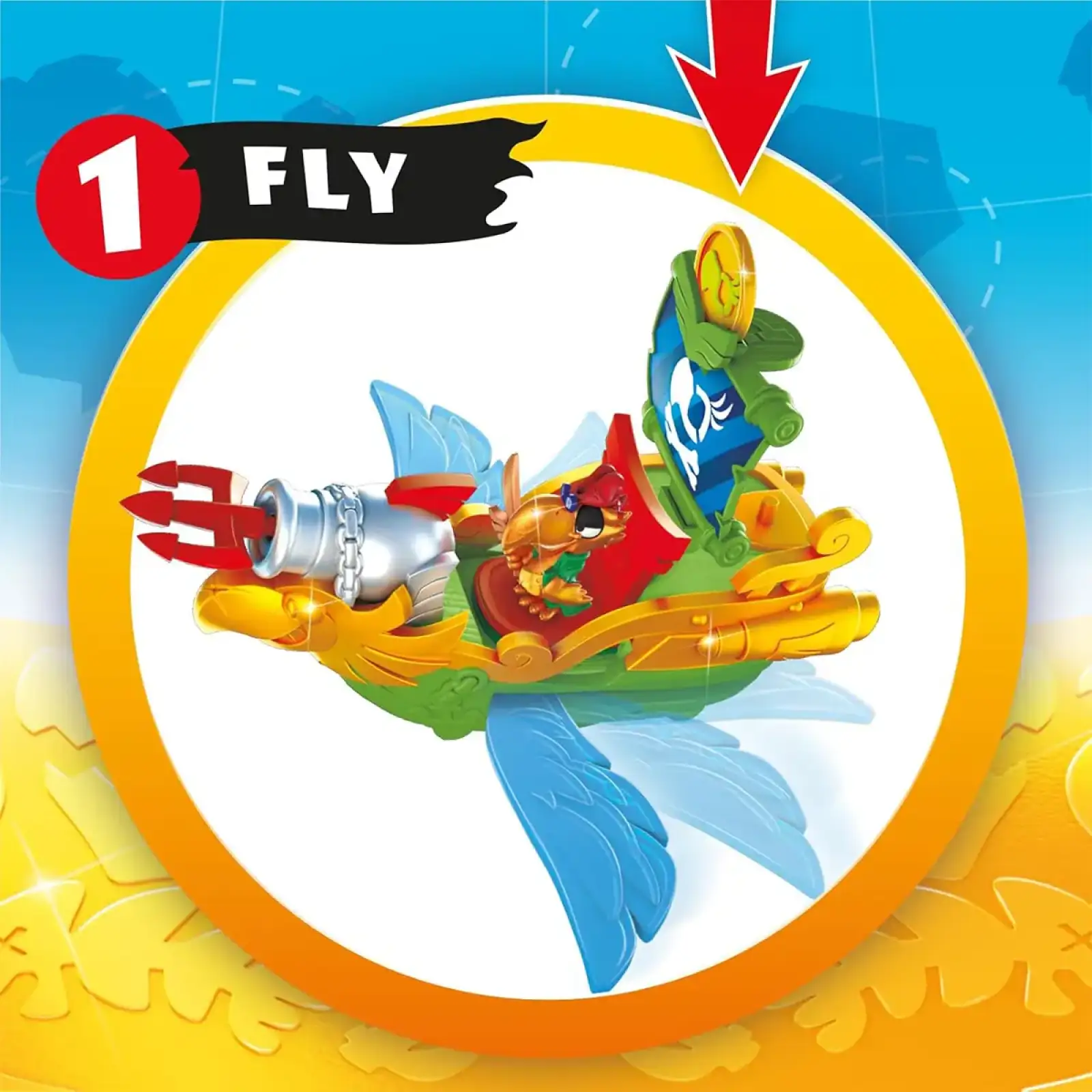 Игровой набор PIRATIX S - ПИРАТСКИЙ КОРАБЛЬ НЕБЕСНЫЙ ОХОТНИК (PPXSP114IN10)