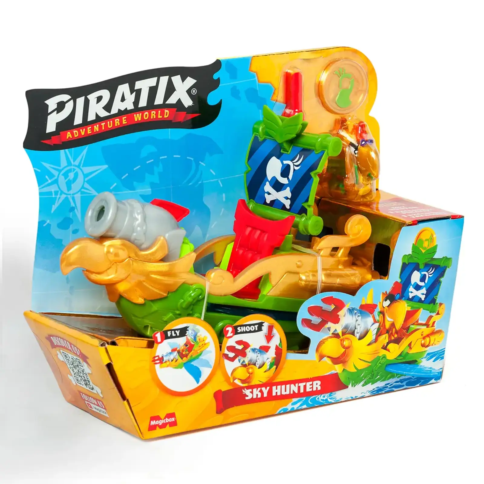 Игровой набор PIRATIX S - ПИРАТСКИЙ КОРАБЛЬ НЕБЕСНЫЙ ОХОТНИК (PPXSP114IN10)