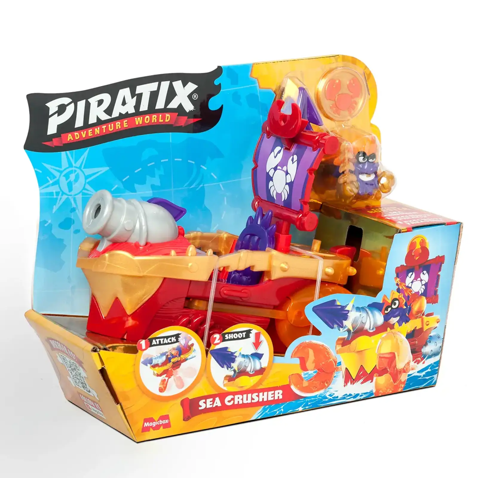 Игровой набор PIRATIX S - ПИРАТСКИЙ КОРАБЛЬ МОРСКОЙ ГРОМОВЕРЖЕЦ (PPXSP114IN20)