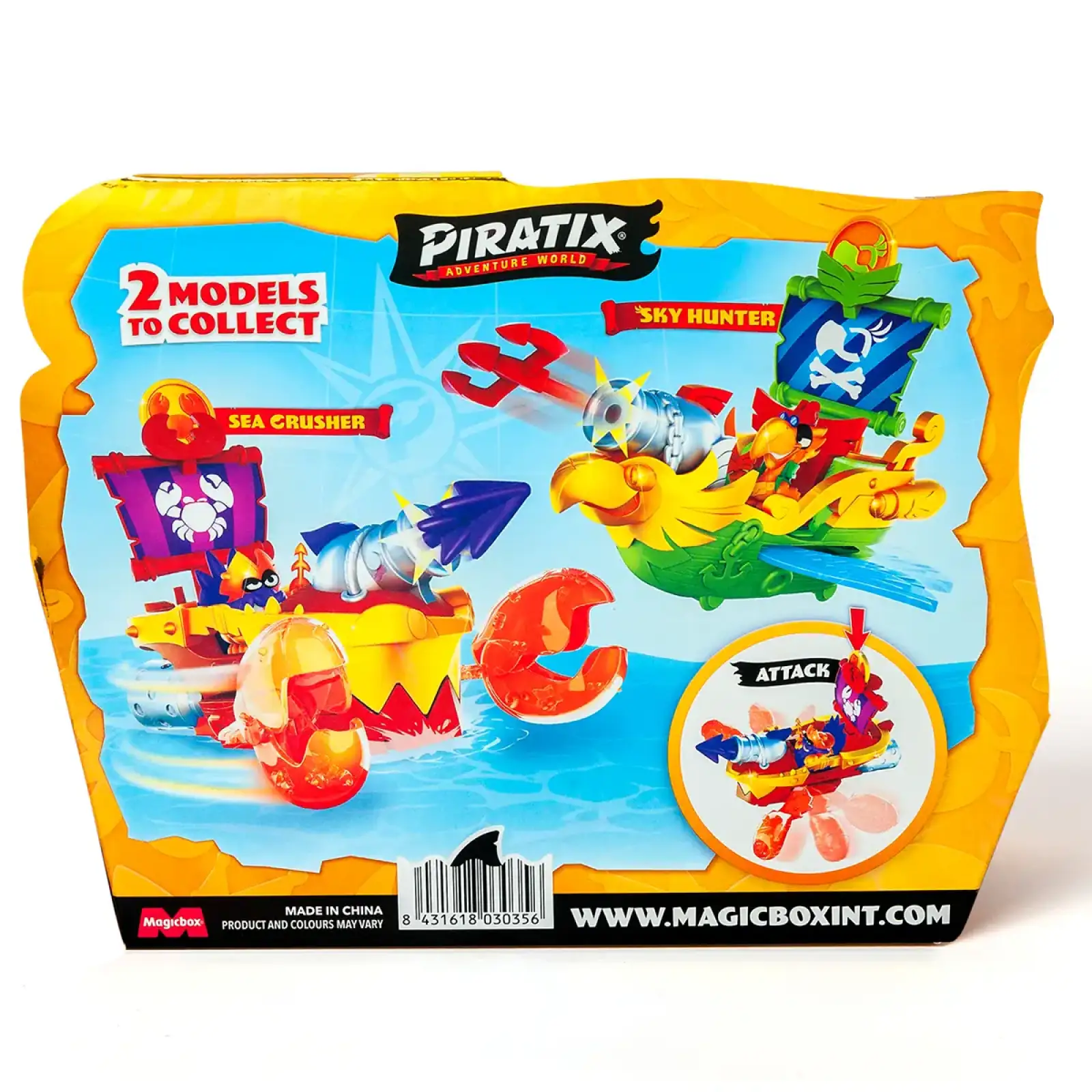 Игровой набор PIRATIX S - ПИРАТСКИЙ КОРАБЛЬ МОРСКОЙ ГРОМОВЕРЖЕЦ (PPXSP114IN20)