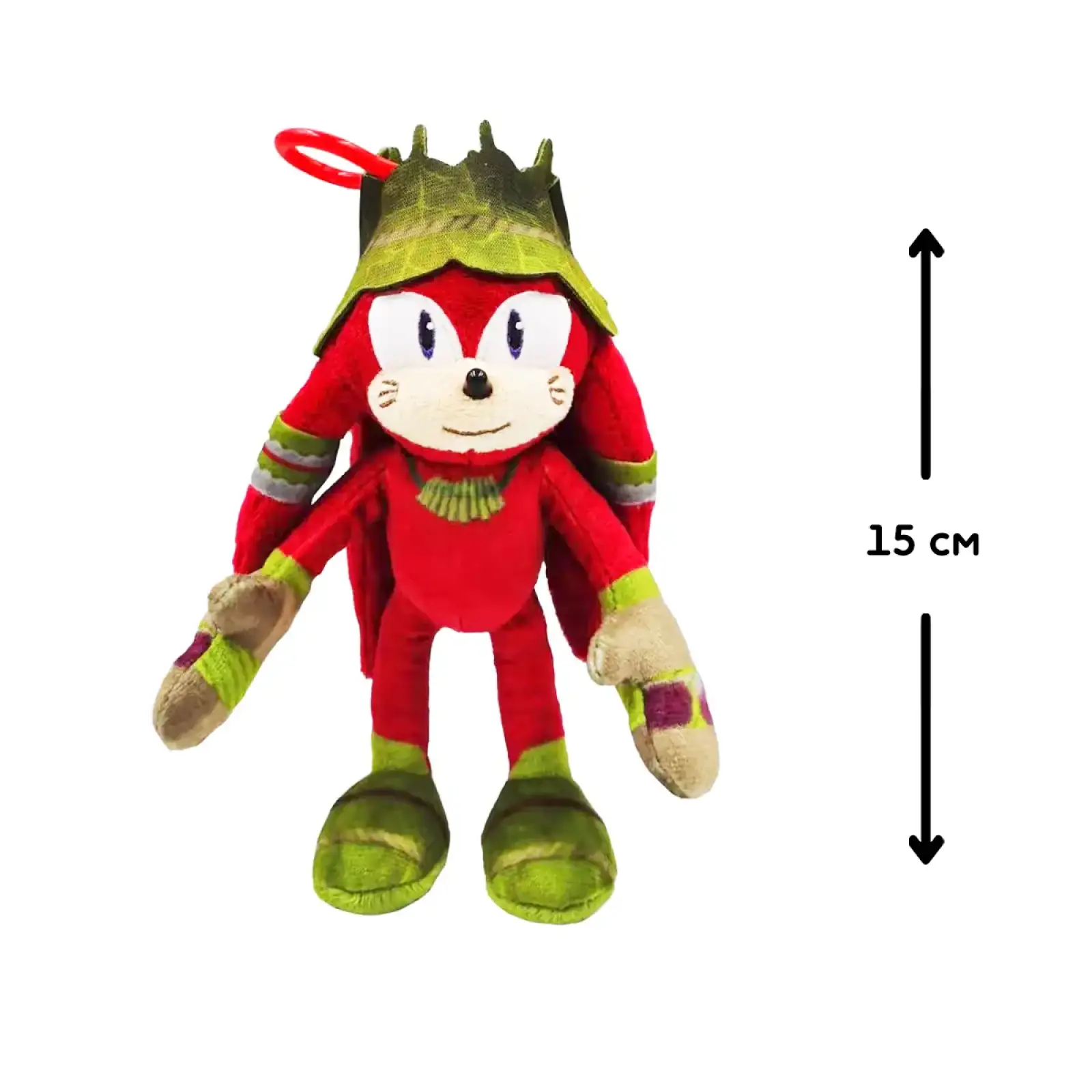 М'яка іграшка на кліпсі SONIC PRIME – НАКЛЗ (15 cm) (SON7004D)