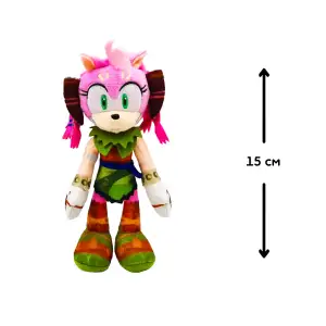 М'яка іграшка на кліпсі SONIC PRIME – ЕМІ (15 cm) (SON7004F)