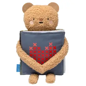 Розвивальна книжка-розкладушка 2-в-1 – ОБІЙМИ ВЕДМЕДИКА Taf Toys (13795)