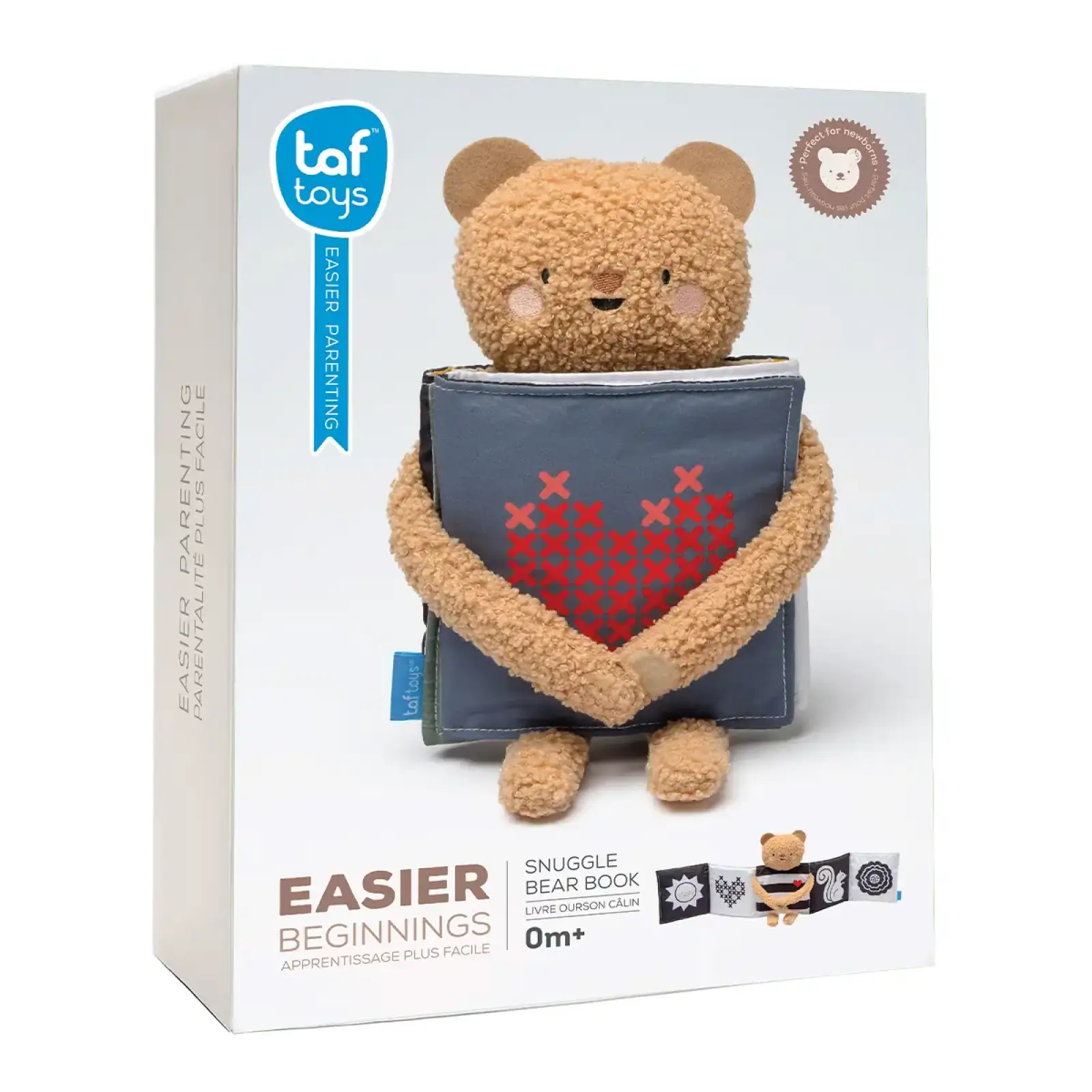 Розвивальна книжка-розкладушка 2-в-1 – ОБІЙМИ ВЕДМЕДИКА Taf Toys (13795)