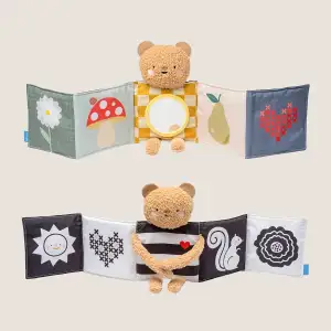 Розвивальна книжка-розкладушка 2-в-1 – ОБІЙМИ ВЕДМЕДИКА Taf Toys (13795)