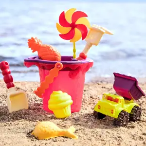 Набор для игры с песком и водой - ВЕДЕРЦЕ МАНГО (9 предметов) Battat (BX1331Z)
