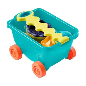 Набор для игры с песком и водой - ТЕЛЕЖКА МОРЕ (11 предметов) Battat (BX1596Z)