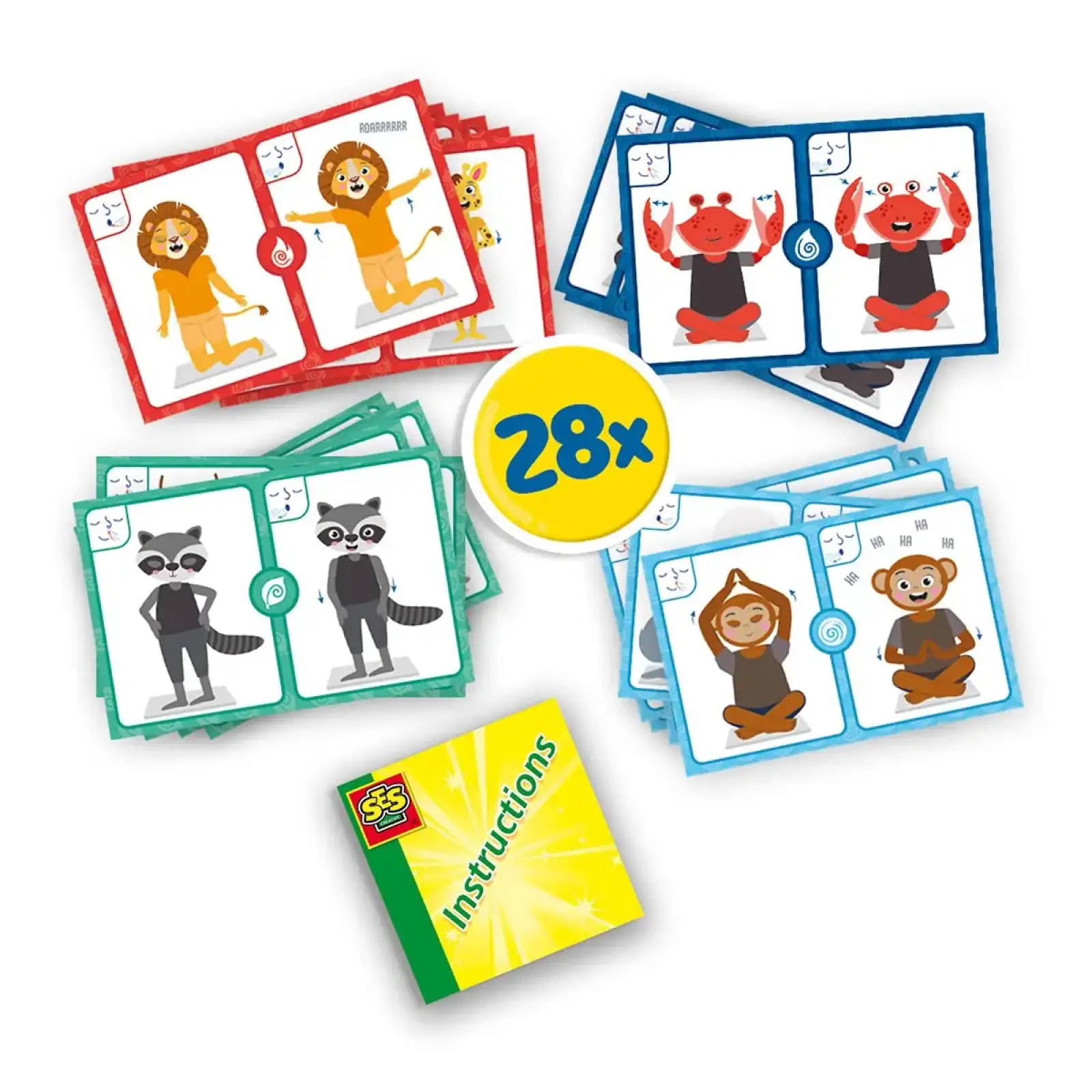 Игровой набор – ДЗЕН: ЙОГА С ЖИВОТНЫМИ SES Creative (02407S)