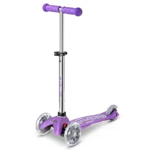 Самокат MICRO Mini Deluxe Fairy Glitter LED розовый (MMD207) UA
