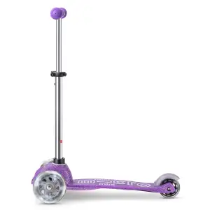 Самокат MICRO Mini Deluxe Fairy Glitter LED рожевий (MMD207) UA