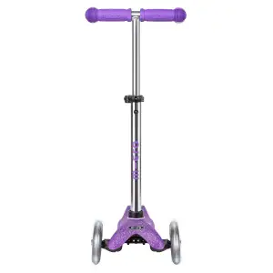 Самокат MICRO Mini Deluxe Fairy Glitter LED рожевий (MMD207) UA