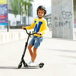 Самокат MICRO Sprite Deluxe черный (SA0200) UA