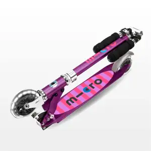 Самокат MICRO Sprite LED фіолетовий (SA0219) UA