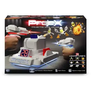 Ігровий набір для лазерних боїв - ПРОЕКТОР LASER X ANIMATED (2 ігр. бластери, 3 слайда-цілі) (52608)