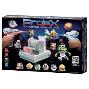 Игровой набор для лазерных боёв – ПРОЕКТОР PROJEX ANIMATED (2 игр. бластера, 5 слайд-целей) Laser X (52613)