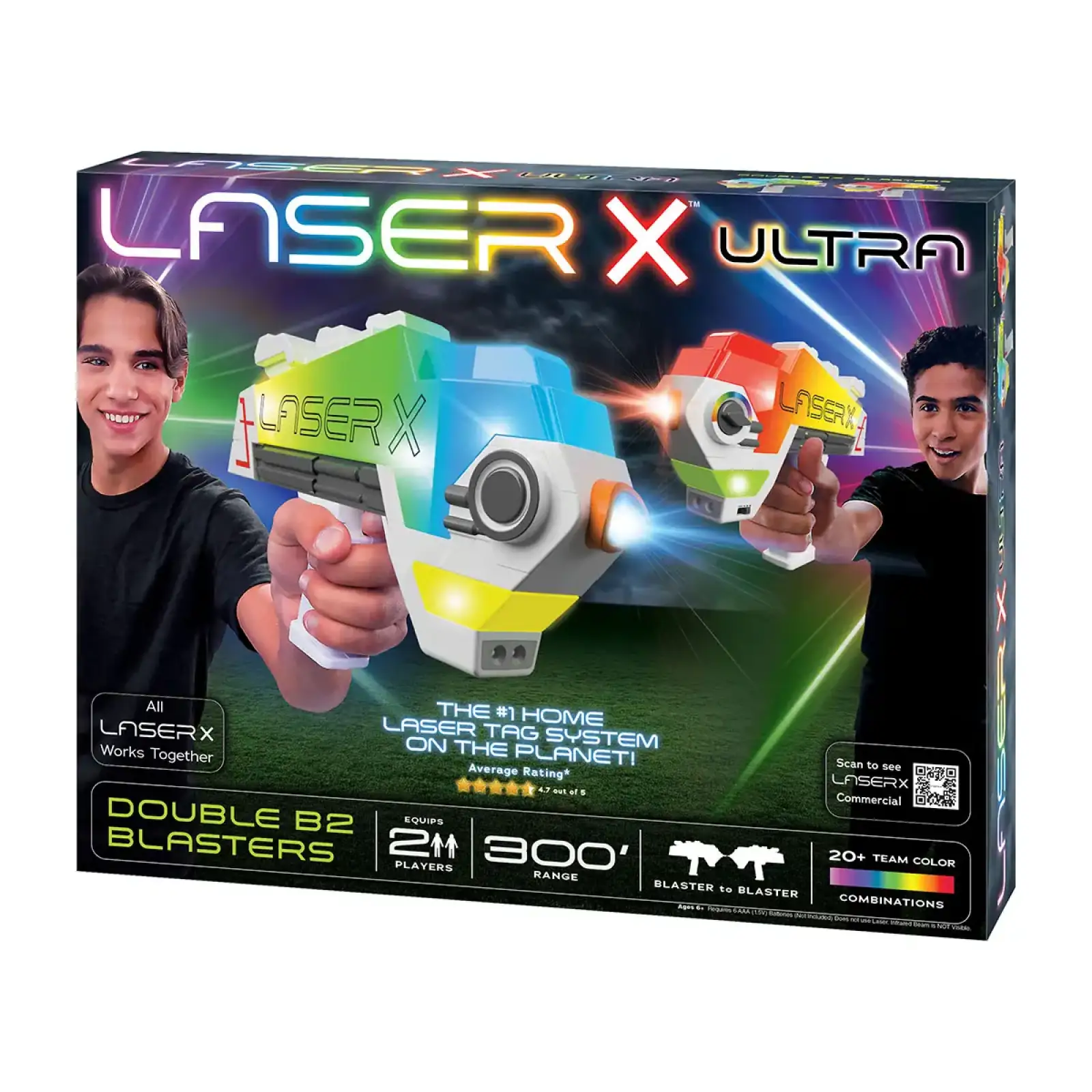 Ігровий набір для лазерних боїв - LASER X ULTRA ДЛЯ ДВОХ ГРАВЦІВ (87552)