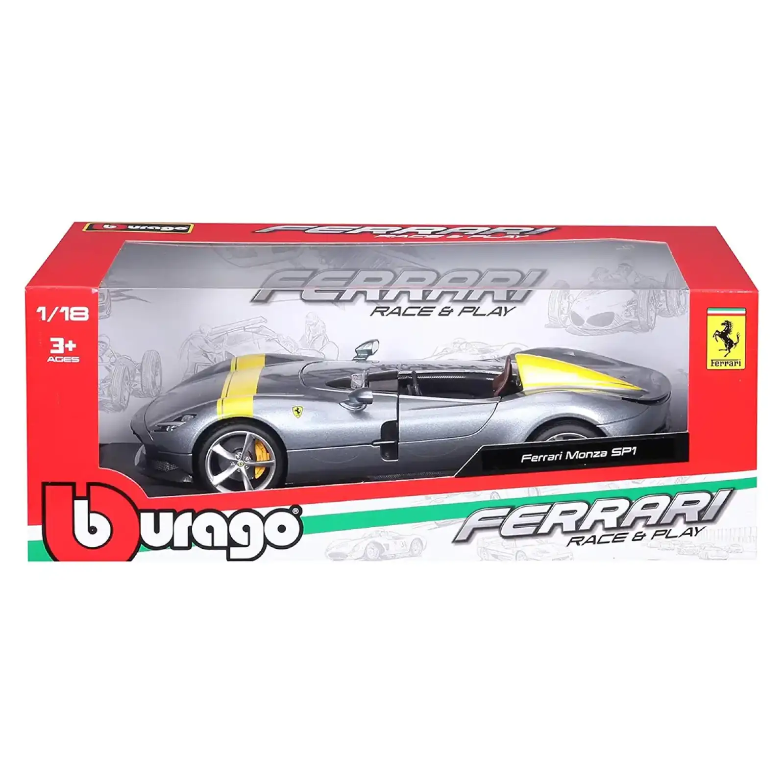 Автомодель 1:18 FERRARI R & P - Ferrari Monza SP1 Bburago (18-16013)