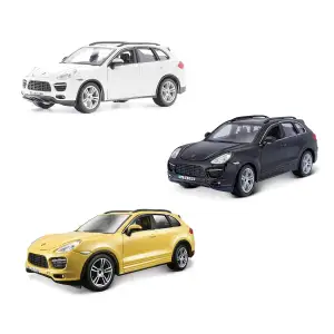 Автомодель - PORSCHE CAYENNE TURBO (асорті білий, жовтий, 1:24) Bburago (18-21056)