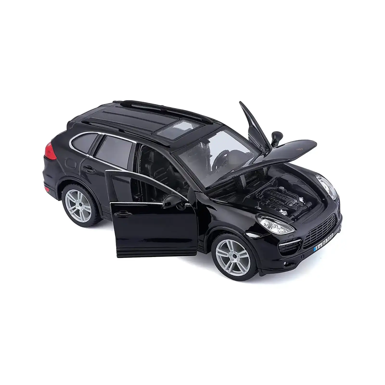 Автомодель - PORSCHE CAYENNE TURBO (асорті білий, жовтий, 1:24) Bburago (18-21056)