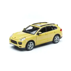 Автомодель - PORSCHE CAYENNE TURBO (асорті білий, жовтий, 1:24) Bburago (18-21056)