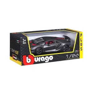 Автомодель - LAMBORGHINI SESTO ELEMENTO (сірий металік, 1:24) Bburago (18-21061)