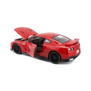 Автомодель - NISSAN GT-R (асорті червоний, білий металік, 1:24) Bburago (18-21082)