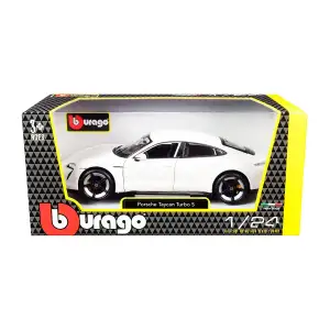Автомодель PORSCHE TAYCAN TURBO S (асорті синій, білий, 1:24) Bburago (18-21098)